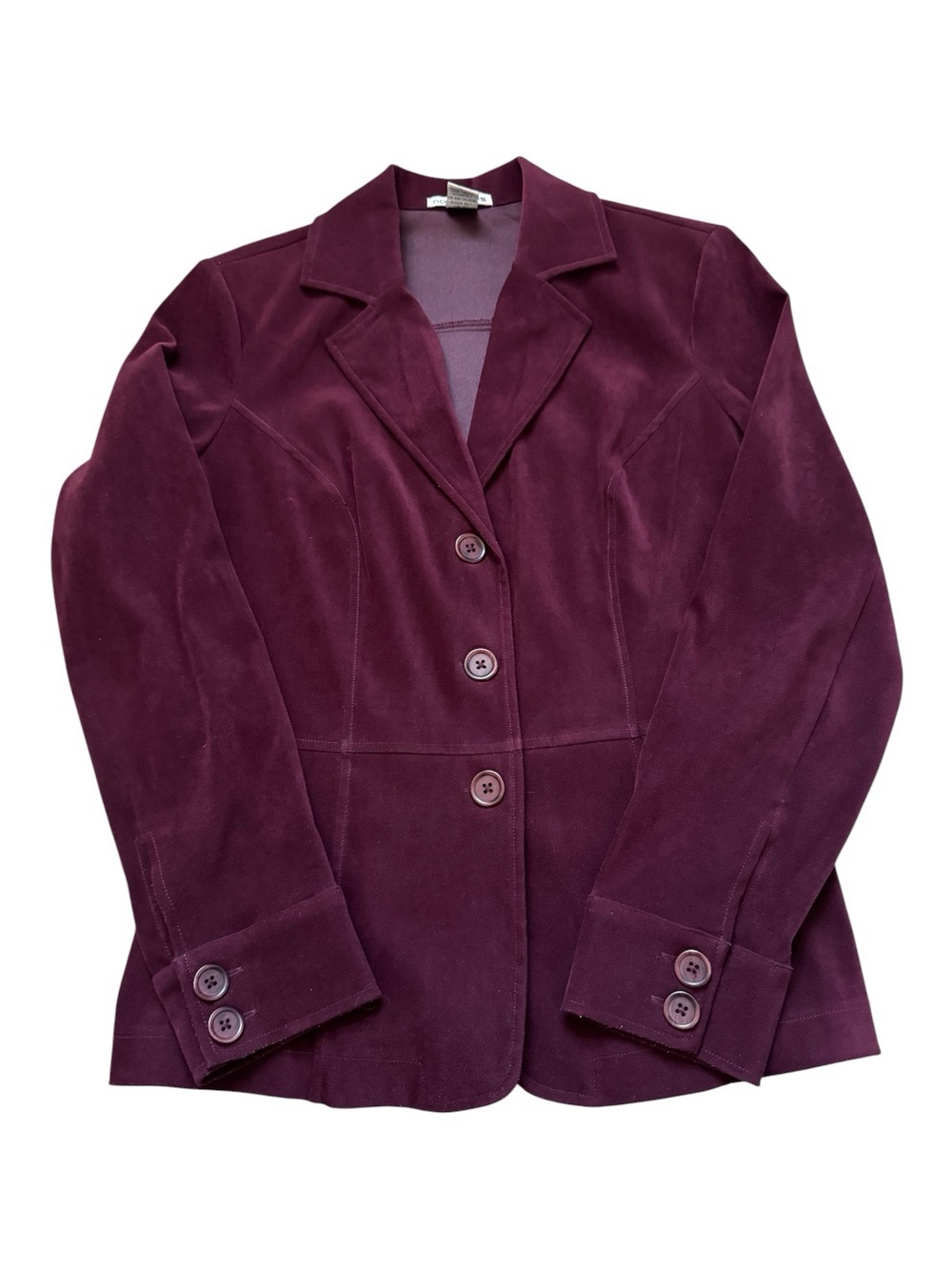 Plum Velvet Blazer